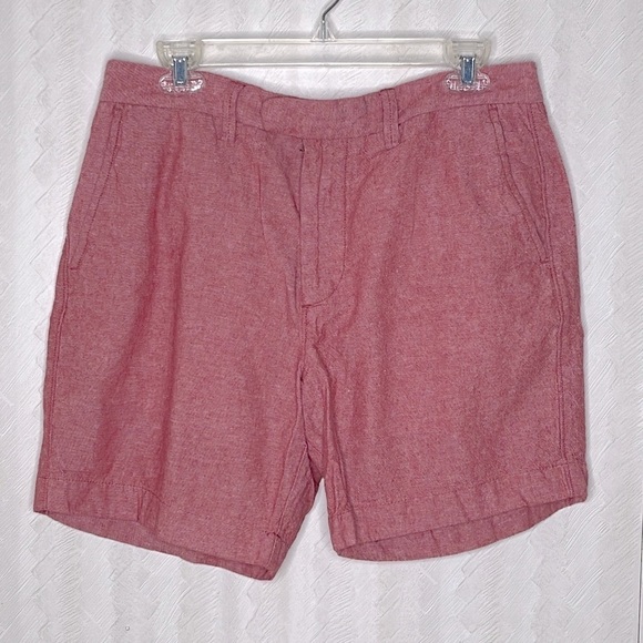 J CREW Reade linen Shorts Size 32W - Picture 2 of 5